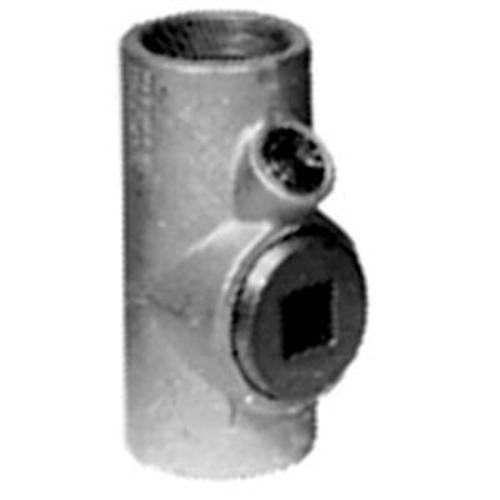 Appleton® UNILETS® EYF250-AL Dust-Ignitionproof Explosionproof Raintight Conduit Sealing Fitting, 2-1/2 in, For Use With IMC/Threaded Rigid Metallic Conduit, Almag 35 Aluminum, Epoxy Powder Coated