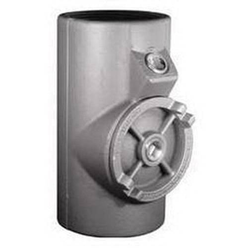 Appleton® UNILETS® EYF-400 Dust-Ignitionproof Explosionproof Raintight Conduit Sealing Fitting, 4 in, For Use With IMC/Threaded Rigid Metallic Conduit, Malleable Iron, Triple Coated