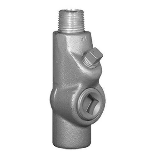 Appleton® UNILETS® EYM100-AL Dust-Ignitionproof Explosionproof Raintight Conduit Sealing Fitting With Removable Nipple, 1 in, For Use With IMC/Threaded Rigid Metallic Conduit, Almag 35 Aluminum, Epoxy Powder Coated