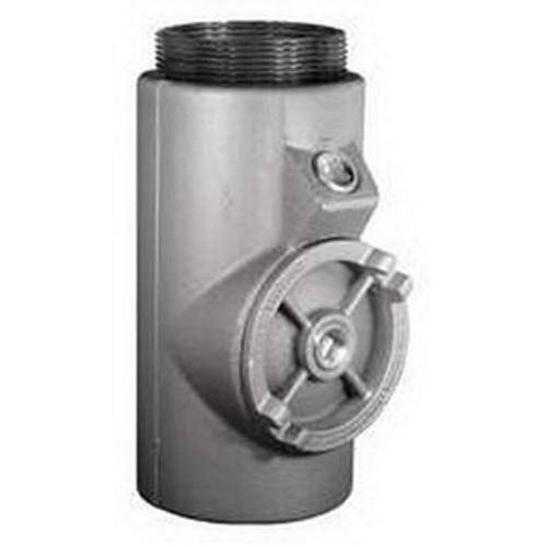 Appleton® UNILETS® EYM-400 Dust-Ignitionproof Explosionproof Raintight Conduit Sealing Fitting With Removable Nipple, 4 in, For Use With IMC/Threaded Rigid Metallic Conduit, Malleable Iron, Triple Coated