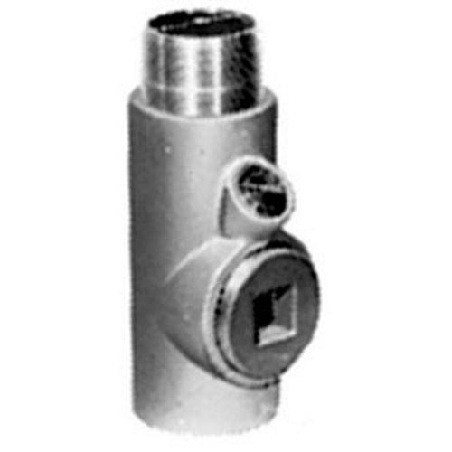 Appleton® UNILETS® EYS56 Dust-Ignitionproof Explosionproof Raintight Conduit Sealing Fitting With Removable Male Nipple, 1-1/2 in, For Use With IMC/Threaded Rigid Metallic Conduit, Grayloy-Iron, Triple Coated