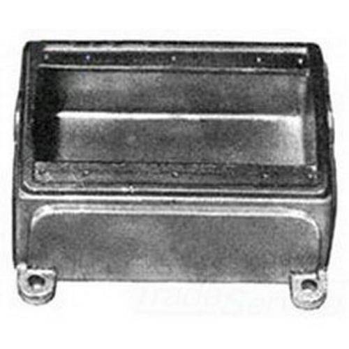 Appleton® UNILETS™ FDB-3GL Type FDB Deep Thick Wall Device Box With Internal Ground Screw, Malleable Iron, 62 cu-in Capacity, 3 Gangs, 5 in H x 6.88 in W x 2.69 in D