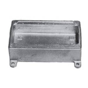 Appleton® UNILETS™ FS-4GL Cast Device Box With Lugs, Malleable Iron, 58 cu-in, 4 Gangs, 8.25 in W x 2.69 in D x 4.56 in H