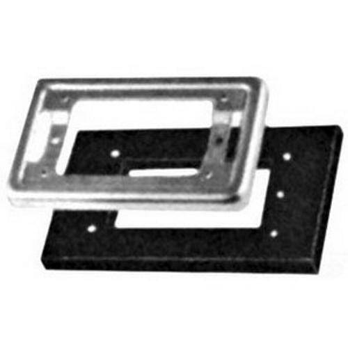 Appleton® FSK-SBA Adapter Cover With Gasket, For Use With Mounting Receptacle Cover on Switch Box, Steel