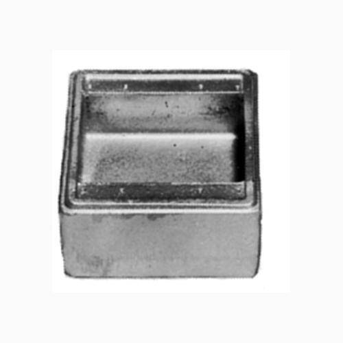 Appleton® UNILETS™ FD-2G Type FD Blank Deep Cast Hub Device Box With Internal Ground Screw, Single Gang Cover, Malleable Iron, 45 cu-in Capacity, 2 Gangs, 27 Outlets, 6.31 in H x 4.63 in W x 4.75 in D