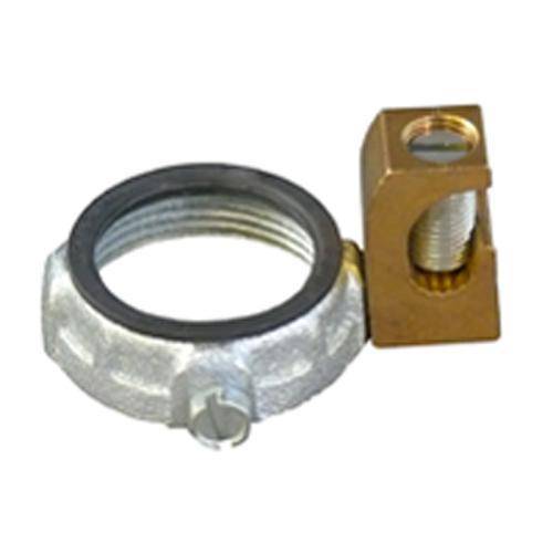 Appleton® GIB-600L-4BC GIB-L-BC Threaded Grounding Bushing, 6 in Trade, #14 AWG Solid Wire Min, #4 AWG Stranded Wire Max, 7-1/4 in Dia, Malleable Iron