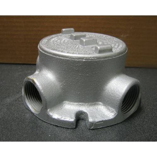 Appleton® UNILETS® GRFC100 C-Style Dust-Ignitionproof Explosionproof Conduit Outlet Box With Cover, 1 in, 3.38 in Cover Opening, 18 cu-in Capacity, Triple Coated