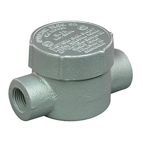 Appleton® UNILETS® GRJC50 Dust-Ignitionproof Explosionproof Raintight Conduit Outlet Box, 1/2 in, 2.13 in Cover Opening, 7.3 cu-in, Triple Coated