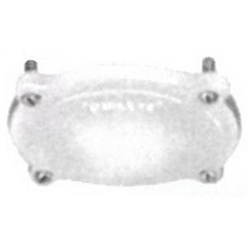 Appleton® GSK-BC-20 Cast Outlet Box Cover, 1.06 in D, Blank Cover, Malleable Iron