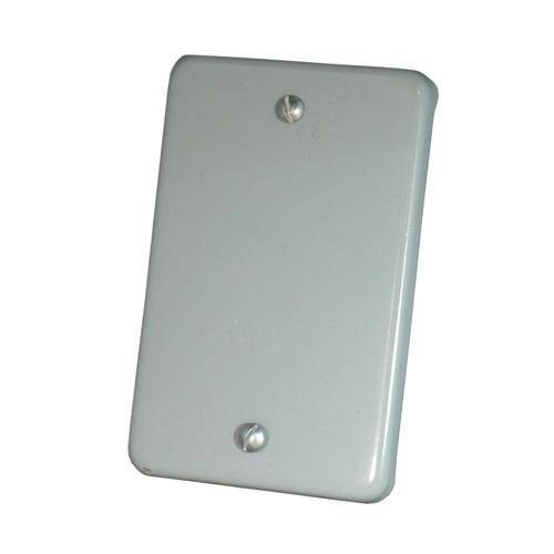 Appleton® JIC-C Liquidtight JIC Cover, 13 in L x 6 in W x 0.26 in D, Blank Cover, Steel
