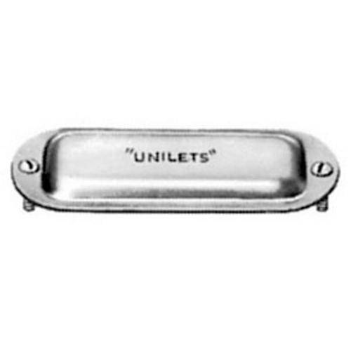 Appleton® UNILETS™ K100-A Blank Conduit Body Cover, 1 in Hub, For Use With Form 85™ UNILETS™ Conduit Outlet Body, Stamped Aluminum, Natural