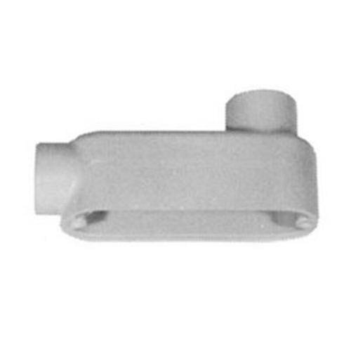 Appleton® UNILETS™ LB100T-A Type LB Conduit Outlet Body, 1 in Hub, 85, 11.8 cu-in, Pressure Cast Aluminum, Epoxy Powder Coated