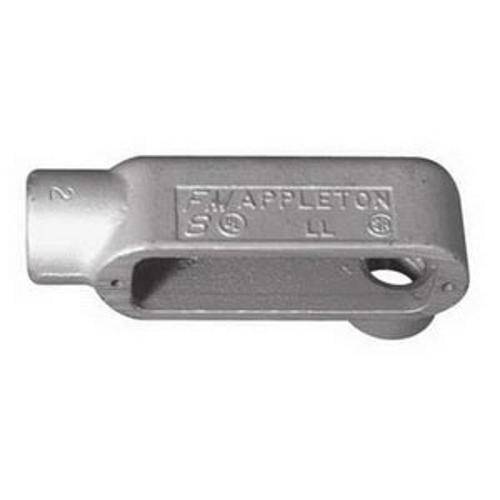 Appleton® UNILETS™ LL78 Type LL Conduit Outlet Body, 2-1/2 in Hub, Form 8, 200 cu-in, Grayloy Iron, Triple Coated