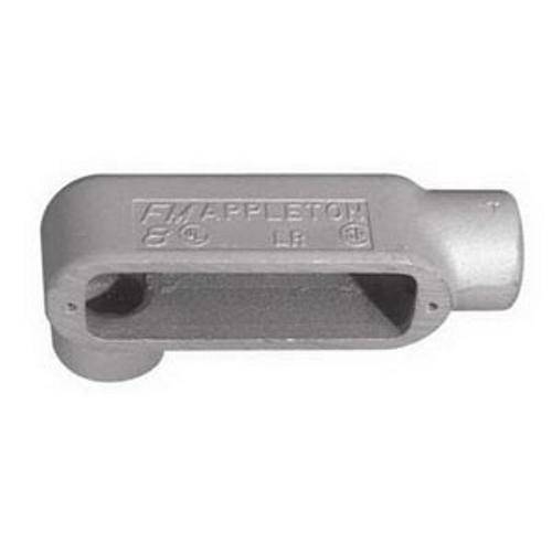 Appleton® UNILETS™ LR888 Type LR Conduit Outlet Body, 3 in Hub, Form 8 Form, 217 cu-in Capacity, Grayloy Iron, Triple Coated