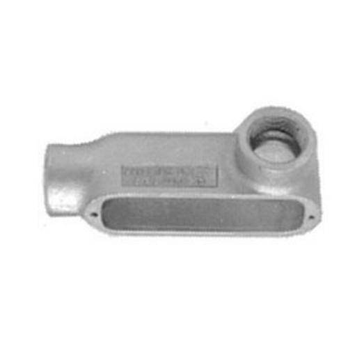 Appleton® UNILETS™ LR350-M Type LR Conduit Outlet Body, 3-1/2 in Hub, Form 35 Form, 300 cu-in Capacity, Malleable Iron, Triple Coated