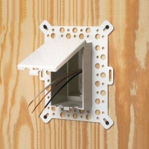 22 Cu Inch , Arlington Industries, Inc. DBVM1W IN BOX® Recessed Electrical Box, 1-Gang