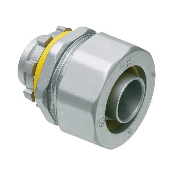Arlington LT75 Form B Straight Connector With 3/4 in Knockout, 3/4 in Trade, Die Cast Zinc