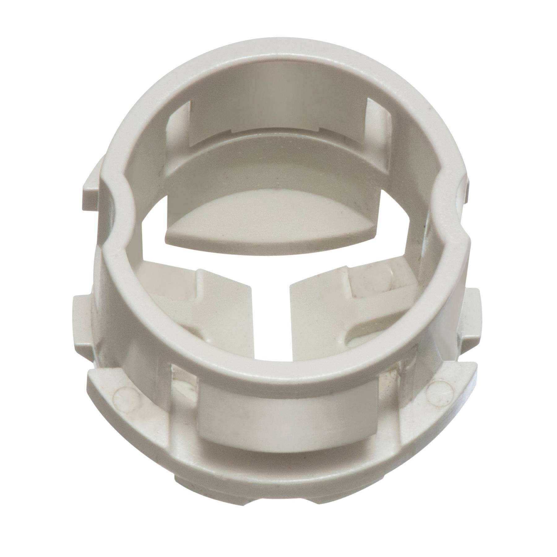 Arlington White Button™ NM94X Non-Metallic Cable Connector, 1/2 in Trade, Plastic