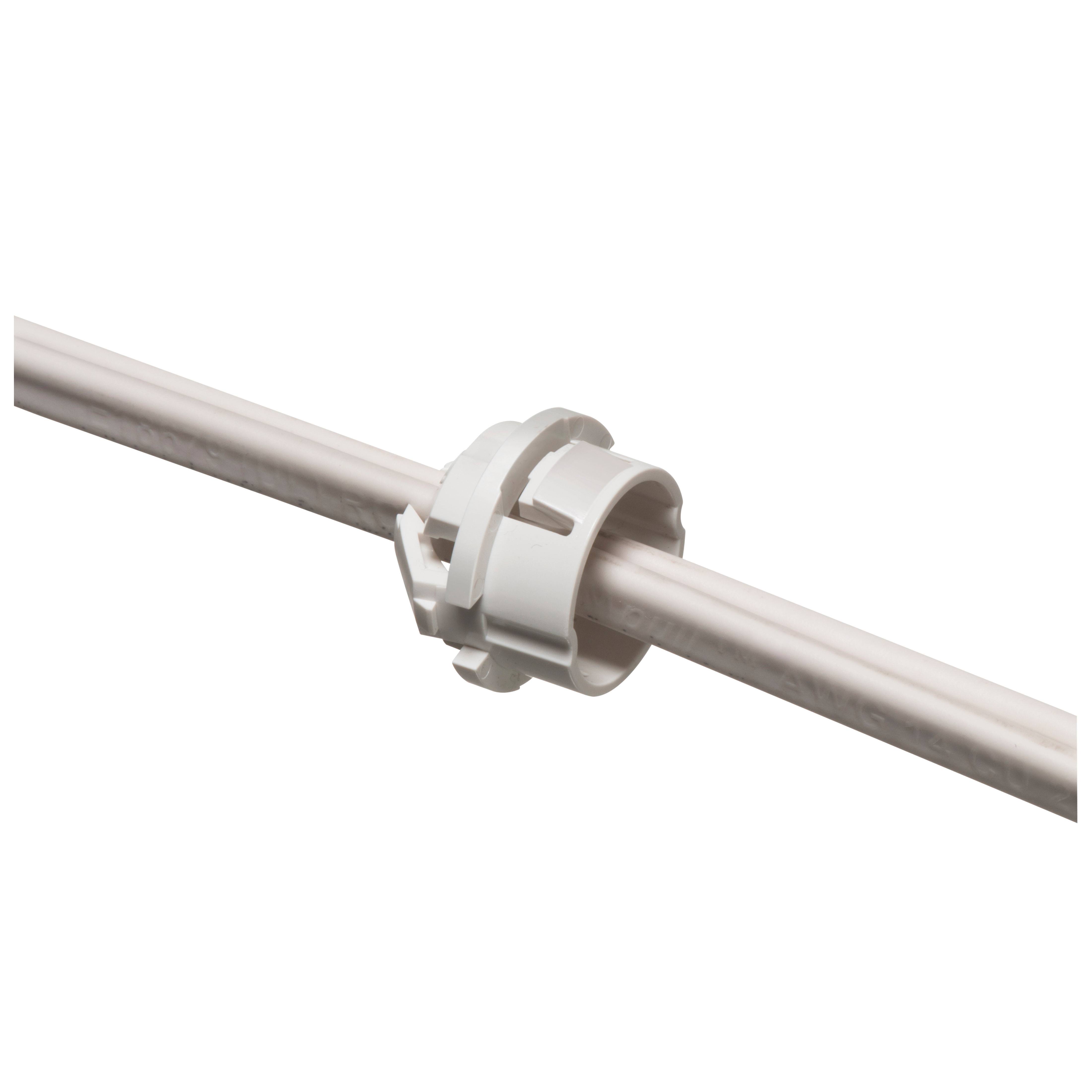 Arlington White Button™ NM95X Push-In Cable Connector, 3/4 in Trade, Plastic