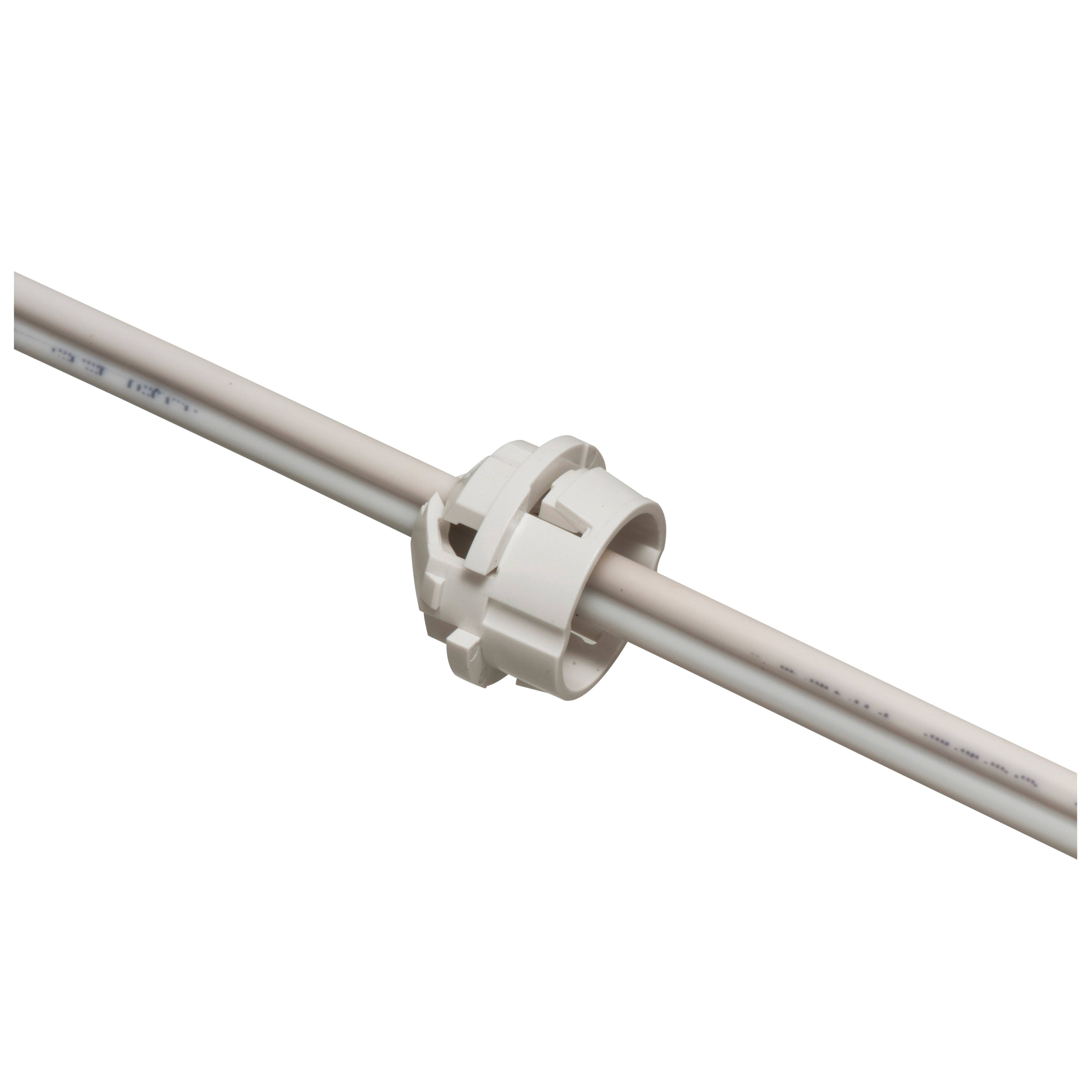 Arlington White Button™ NM95X Push-In Cable Connector, 3/4 in Trade, Plastic