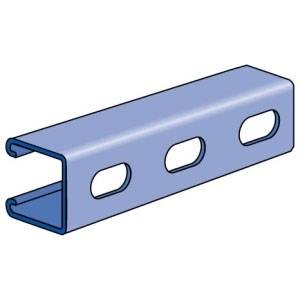 1-5/8" x 1-5/8" x 10', 12 Gauge, Unistrut P1000T-10-PG Channel Strut