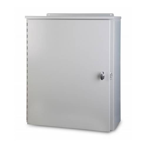 Austin Electrical Enclosures AB-484812WL Large Cabinets, 48 in h x 48 in w x 12 in d, Lever Handle with Roller Arm cover, NEMA 3R nema rating, Galvanized Steel
