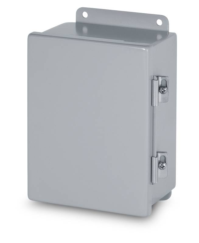Austin Electrical Enclosures AB-16148JH Hinge Boxes, 16 in h x 14 in w x 8 in d, Screw Clamp cover, NEMA 12/NEMA 13 nema rating, Steel
