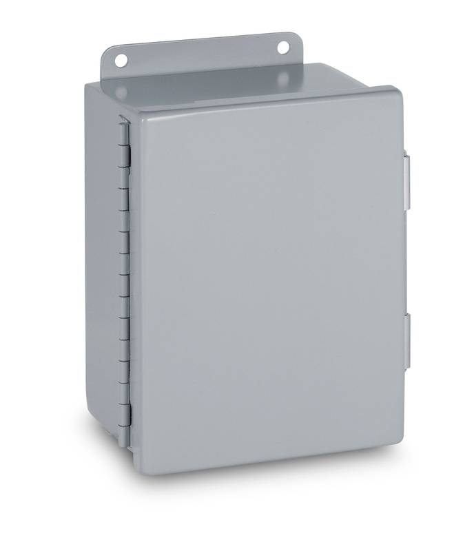 Austin Electrical Enclosures AB-16148JH Hinge Boxes, 16 in h x 14 in w x 8 in d, Screw Clamp cover, NEMA 12/NEMA 13 nema rating, Steel