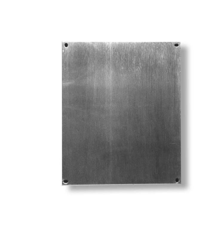 Austin Electrical Enclosures AB-1614JP JIC Panel, 12.875 in w x 14.875 in h, Steel, White