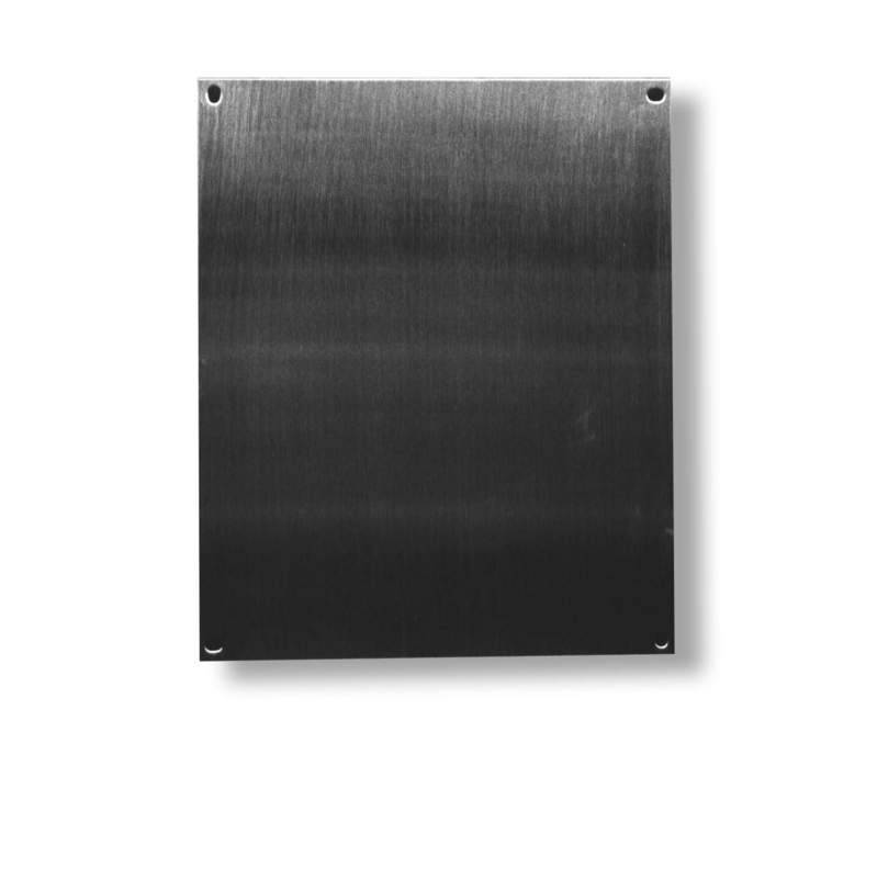 Austin Electrical Enclosures AB-1614JP JIC Panel, 12.875 in w x 14.875 in h, Steel, White