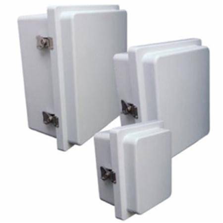 Banner Engineering BWA-EF1086 BWA Hinged General Enclosure, 254 mm L x 203 mm W x 105 mm H, NEMA 1/2/3/3R/4/4X/12/13/IP66 NEMA Rating, Fiberglass