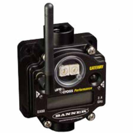 10 to 30 VDC, 2.4 GHz, 65 mW, Banner Engineering Corp. 87097 Sensor Network I/O Data Radio, Polycarbonate,, 2 Mile