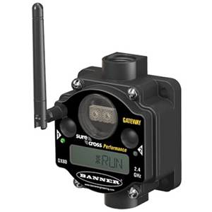 10 to 30 VDC, 900 Mega Hertz, 1 W, Banner Engineering Corp. 87098 Sensor Network I/O Data Radio, Polycarbonate,, 6 Mile