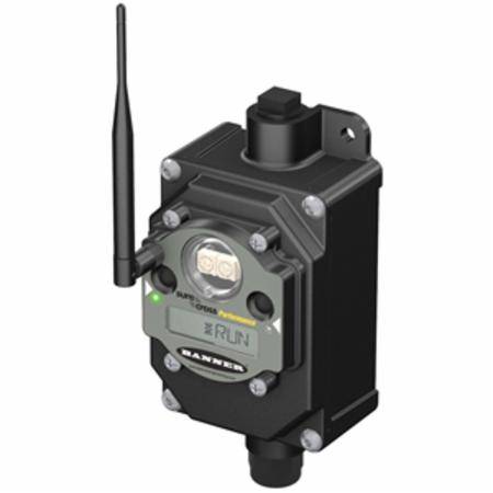 10 to 30 VDC, 2.4 GHz, 65 mW, Banner Engineering Corp. 18089 Sure Cross®, FlexPower® Radio Frequency Network Node, Polycarbonate,, 2 Mile
