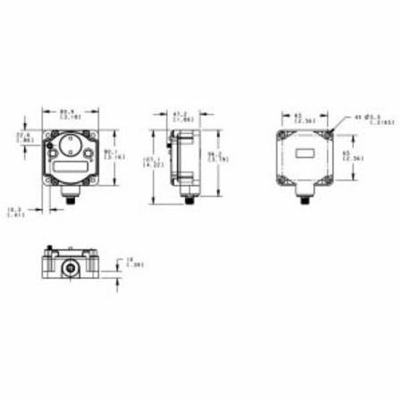 10 to 30 VDC, 2.4 GHz, 65 mW, Banner Engineering Corp. 11433 Sure Cross® Multi-Hop Modbus Radio, Polycarbonate, Enclosed Terminal, 2 Mile