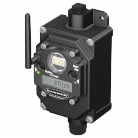 10 to 30 VDC, 900 Mega Hertz, 1 W, Banner Engineering Corp. 18138 Sure Cross® Multi-Hop Modbus Radio, Polycarbonate, Integrated Battery, 6 Mile