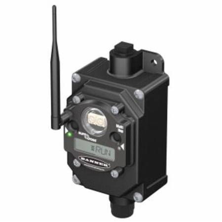 10 to 30 VDC, 900 Mega Hertz, 1 W, Banner Engineering Corp. 18138 Sure Cross® Multi-Hop Modbus Radio, Polycarbonate, Integrated Battery, 6 Mile
