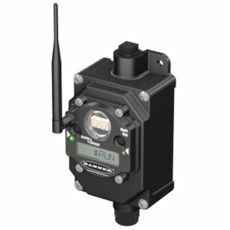 10 to 30 VDC, 2.4 GHz, 65 mW, Banner Engineering Corp. 86040 Sure Cross® Multi-Hop Modbus Radio, Polycarbonate, Integrated Battery, 2 Mile
