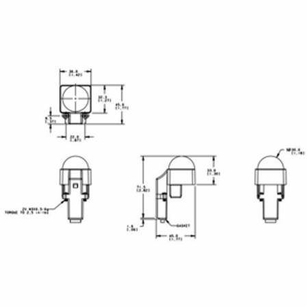 Banner Engineering Corp. 88469 EZ-LIGHT™ Safety Light Screen Status Indicator Light