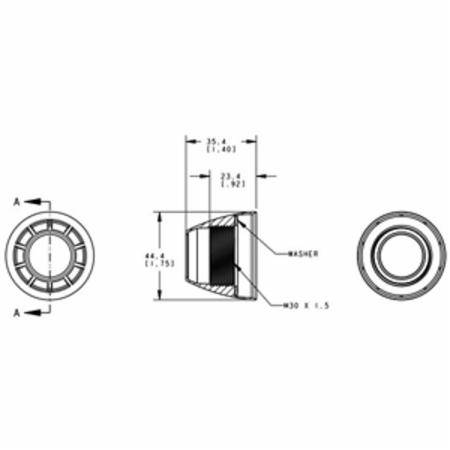 Banner Engineering Corp. 10137 Elevated Stand-Off Pipe Adapter/Cover