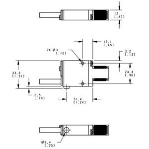 10 to 30 VDC, Banner Engineering Corp. 25649 MINI-BEAM® Fiber Optic Amplifier,