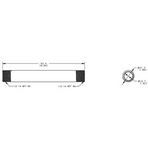Banner Engineering Corp. 10443 Elevated Stand-Off Pipe