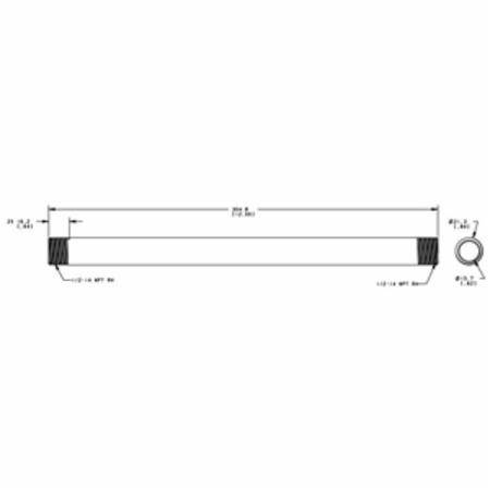 Banner Engineering Corp. 10444 Elevated Stand-Off Pipe