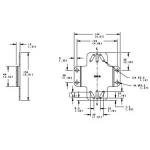 Banner Engineering Corp. 77859 DUO-TOUCH® Run Bar Universal Mounting Bracket