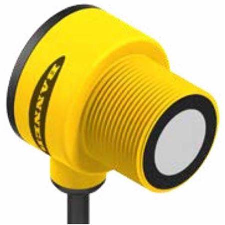 10 to 30 VDC, Banner Engineering Corp. 91511 U-GAGE® Ultrasonic Sensor, 300 to 3 M Sensing Distance,