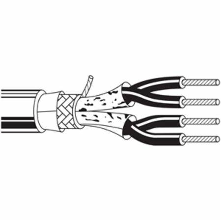 22/24 AWG, 300 V Belden Inc. 3084A-500FT Shielded Data Cable, 500' L