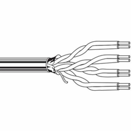 24 AWG, 600 V Belden Inc. 7958A-1000FT Shielded Ethernet Cable, 1000' L