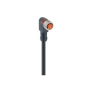 30 V 4A, 4-Pole, Belden Inc. 39022 Cordset, Thermoplastic Polyurethane, Female Angle, Black
