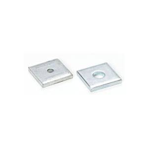 B-Line B202ZN Square Washer, 1/2 in, 9/16 in ID, Steel