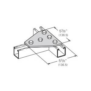 B-Line Bolted Framing® B532SS4 Channel, 304 Stainless Steel